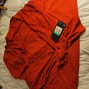 Mens Red Nike Hoodie Shirt